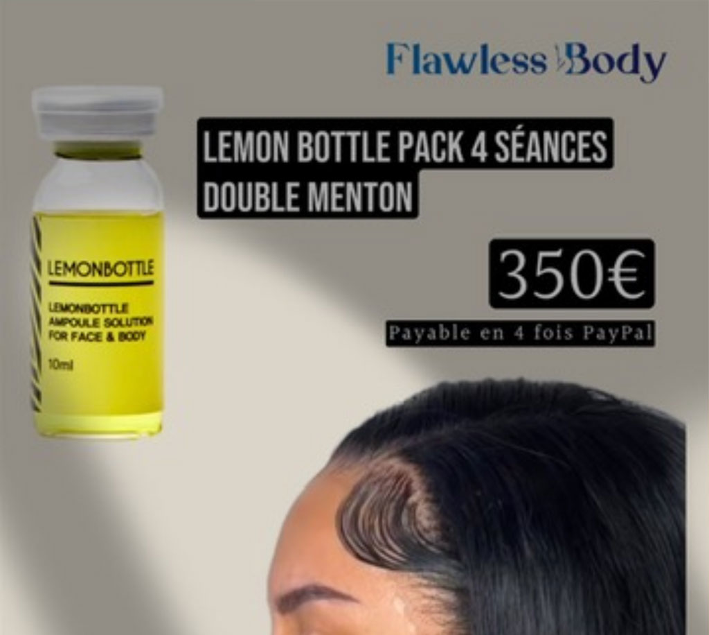 Lemon Bottle Pack 4 Séances – Double Menton