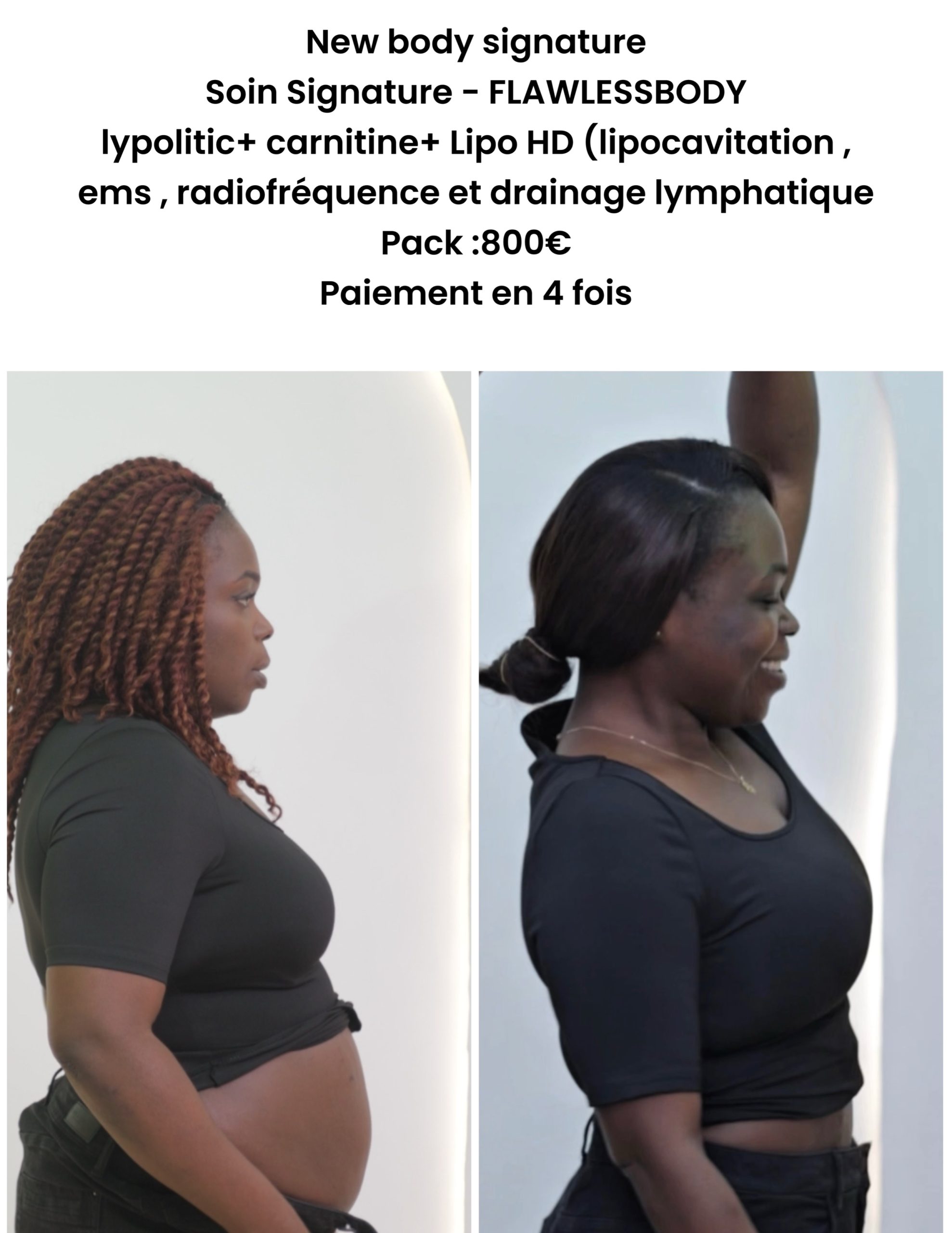 Soin Signature FLAWLESSBODY New Body Signature PACK 4 séances